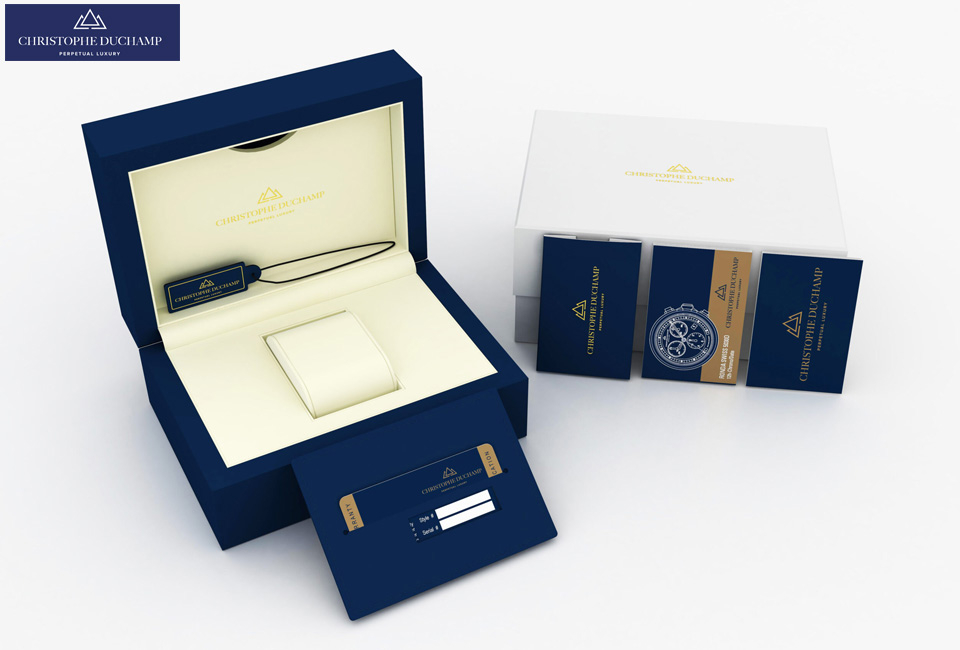 Stilvolle Schweizer Herrenuhr von Christophe Duchamp