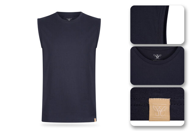 Duopack mouwloze T-shirts voor warme  zomerdagen