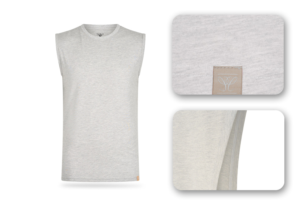 Duopack mouwloze T-shirts voor warme  zomerdagen