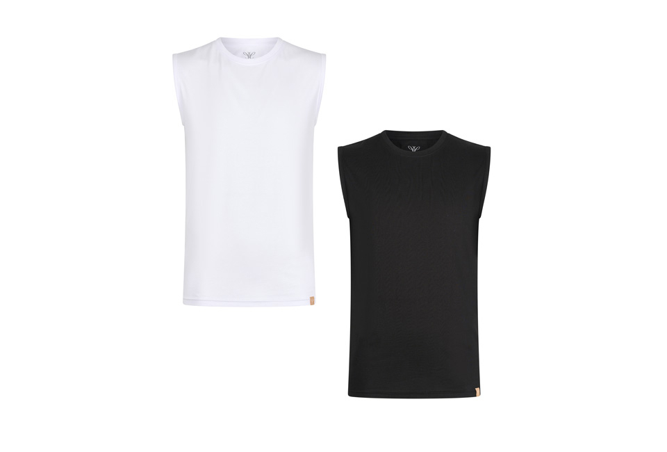 Duopack mouwloze T-shirts voor warme  zomerdagen