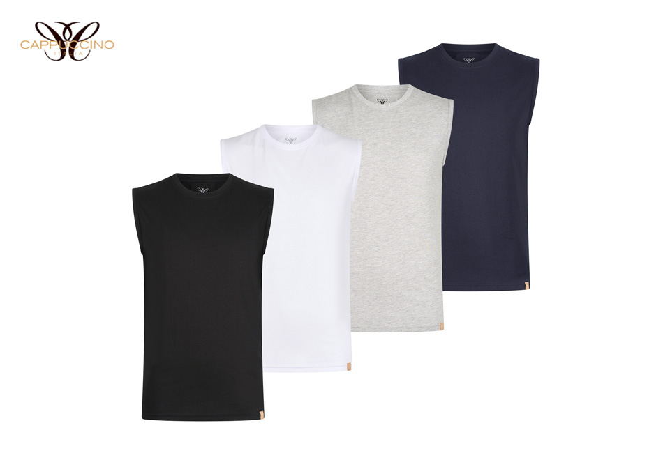 Duopack mouwloze T-shirts voor warme  zomerdagen