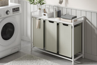 Organisateur de paniers à linge avec trois compartiments — 6