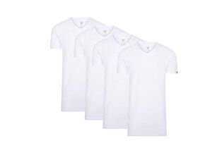 4-pack extra lange katoenen T-shirts van Cappuccino — 3