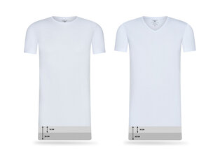 4-pack extra lange katoenen T-shirts van Cappuccino — 11