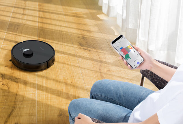 Aspirateur robot intelligent 2-en-1 avec fonction de lavage