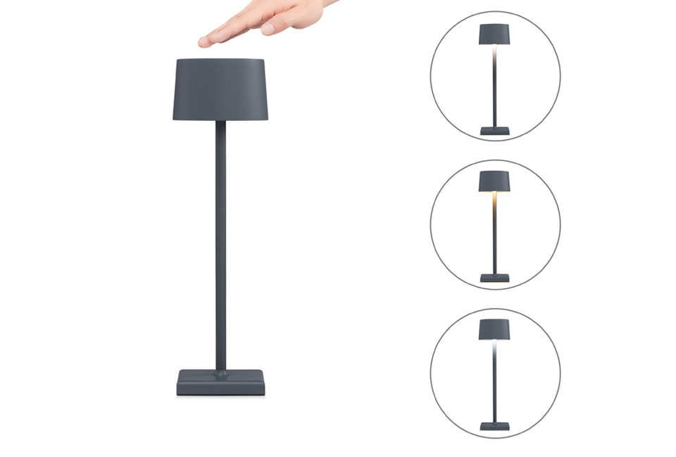 Lampe de table élégante pour l'intérieur et l'extérieur
