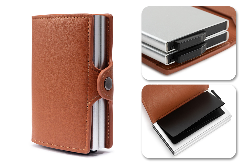Compact bank card protector with RFID blocking technology
