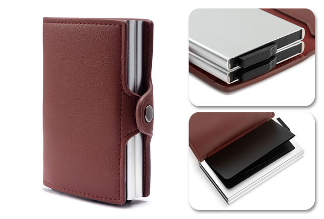 Compact bank card protector with RFID blocking technology