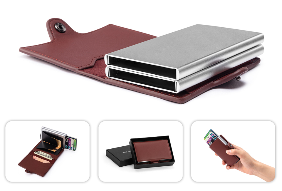 Compact bank card protector with RFID blocking technology