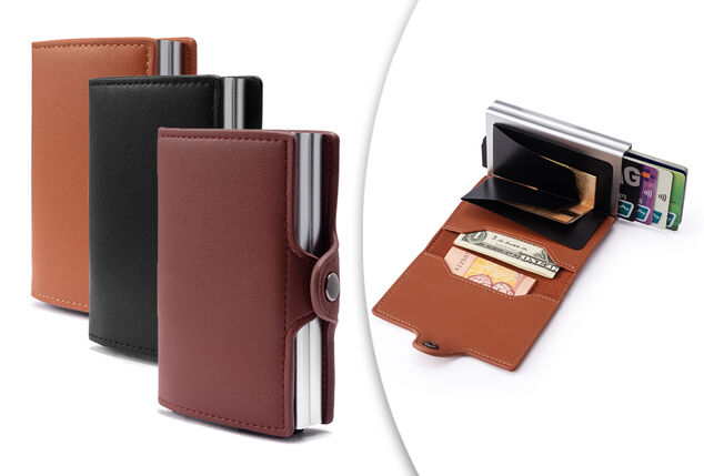 Compact bank card protector with RFID blocking technology