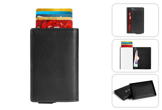 Compact bank card protector with RFID blocking technology
