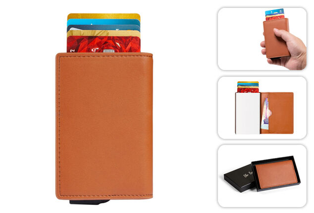 Compact bank card protector with RFID blocking technology