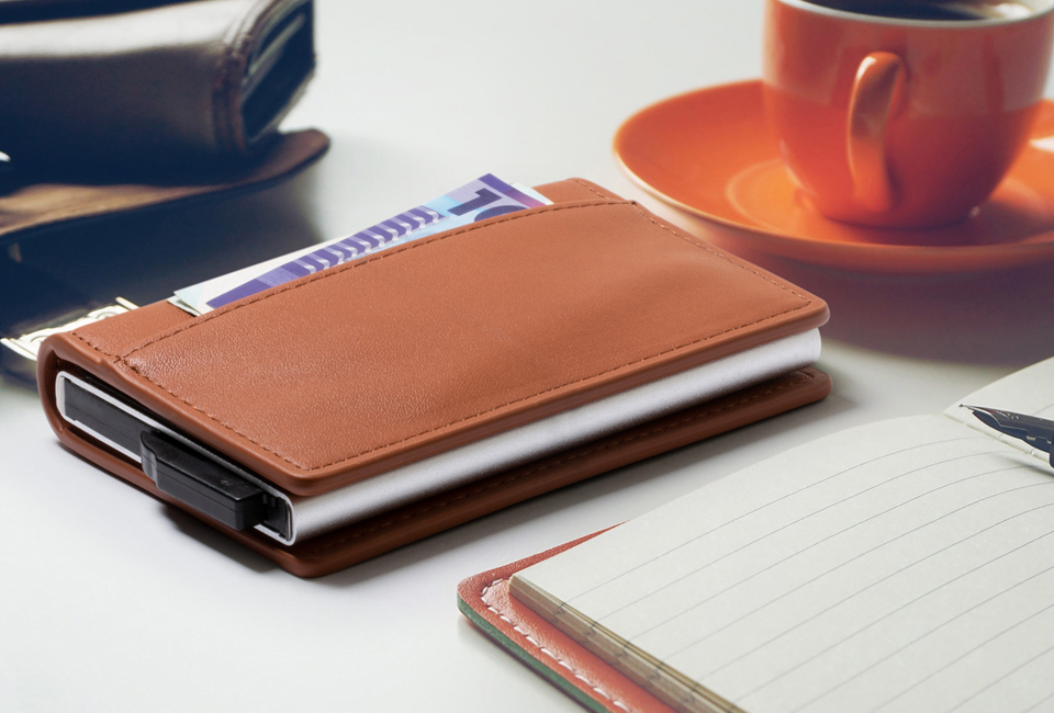 Compact bank card protector with RFID blocking technology