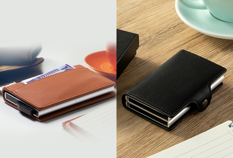 Compact bank card protector with RFID blocking technology