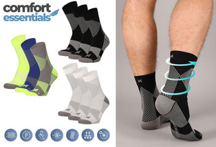 3 paires de chaussettes de compression basses pour un maintien optimal — 1