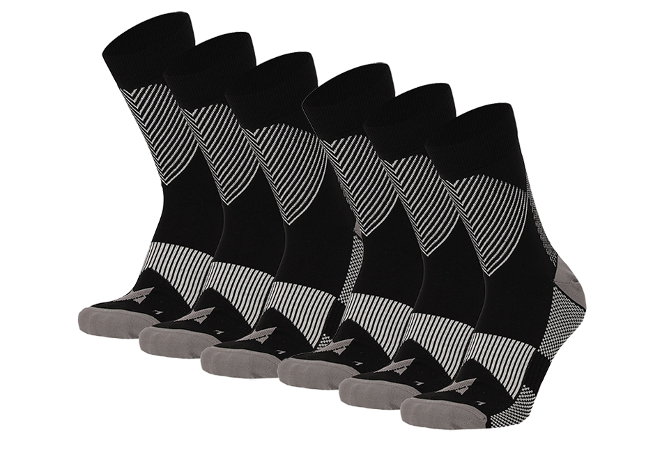 3 paires de chaussettes de compression basses pour un maintien optimal