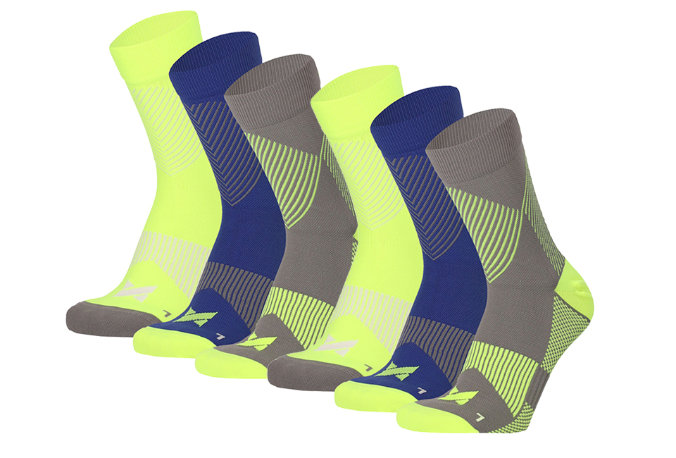 3 paires de chaussettes de compression basses pour un maintien optimal