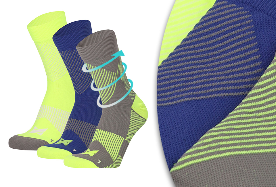 3 paires de chaussettes de compression basses pour un maintien optimal