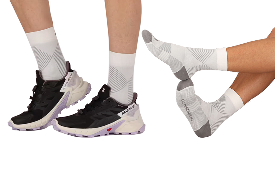 3 paires de chaussettes de compression basses pour un maintien optimal
