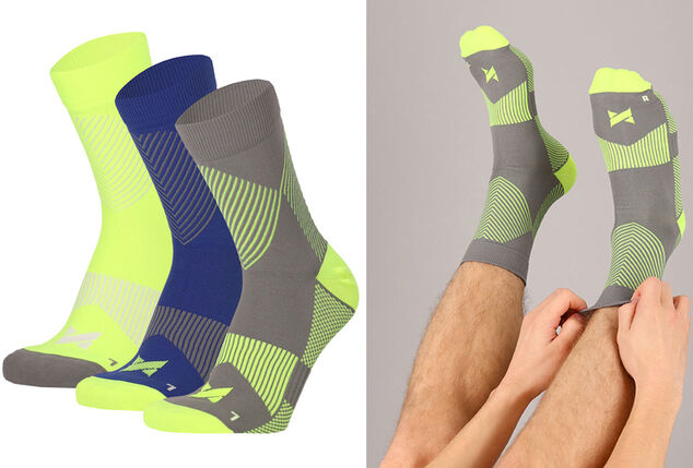 3 paires de chaussettes de compression basses pour un maintien optimal
