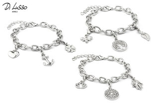 Elegant silver charm bracelets from Di lusso — 1