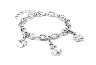 Elegant silver charm bracelets from Di lusso — 2