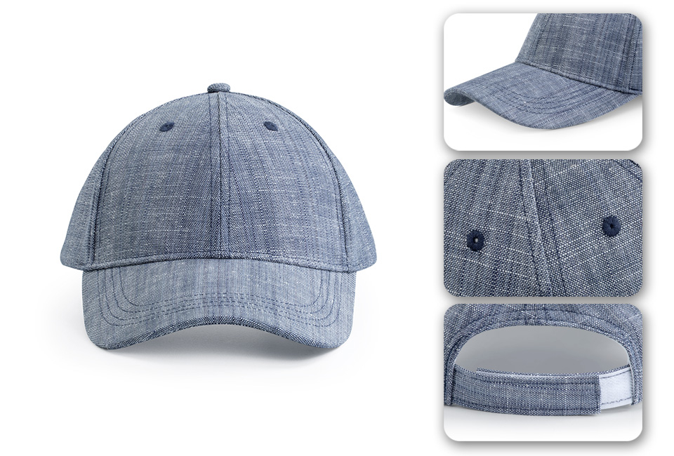 Casquette en lin aérée pour une protection contre le vent et les intempéries