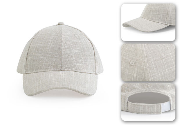 Casquette en lin aérée pour une protection contre le vent et les intempéries