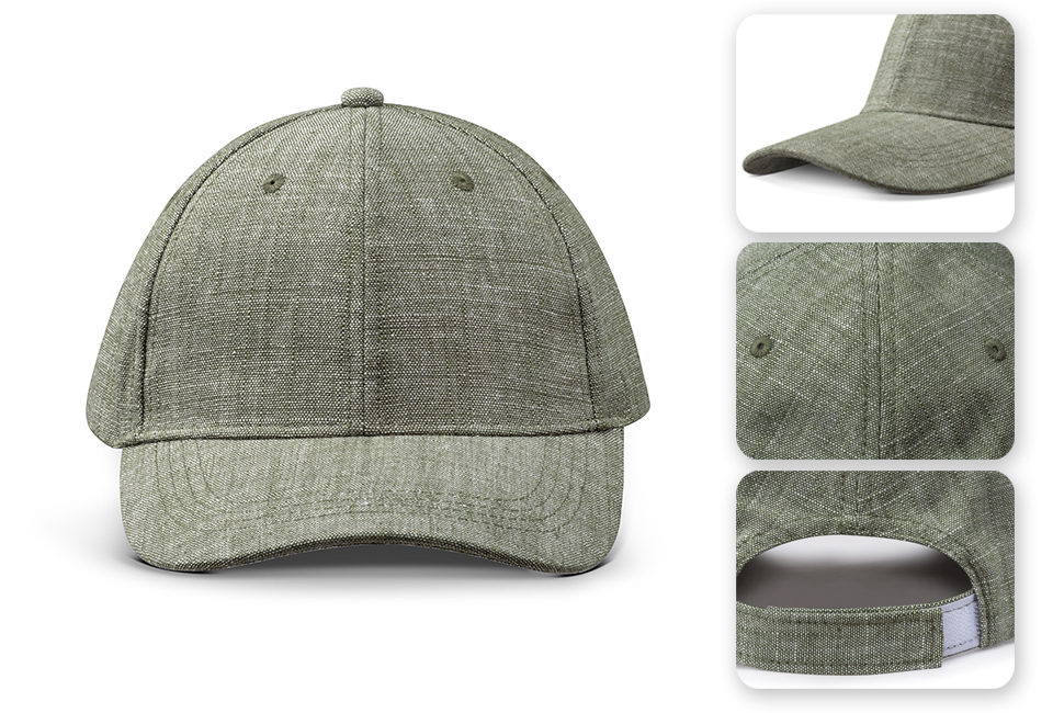 Casquette en lin aérée pour une protection contre le vent et les intempéries