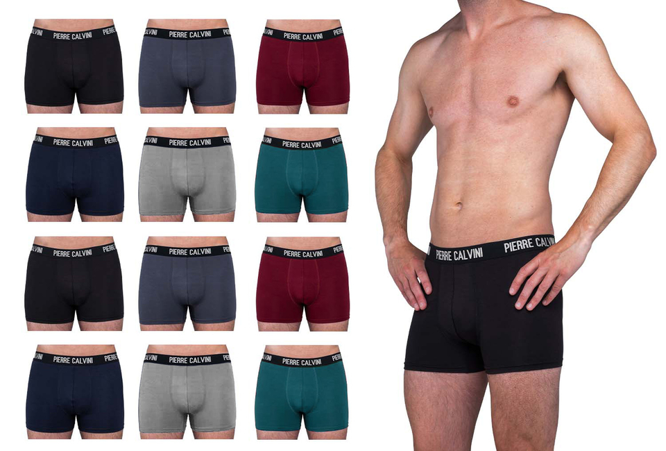 12-pack katoenen boxershorts