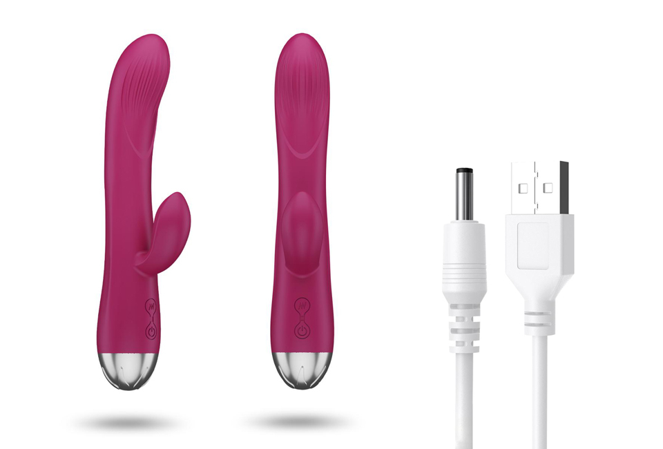Vibratore impermeabile con doppia stimolazione