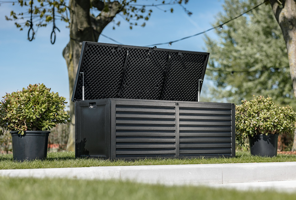 Handige opbergkoffer van 270 of 390 liter