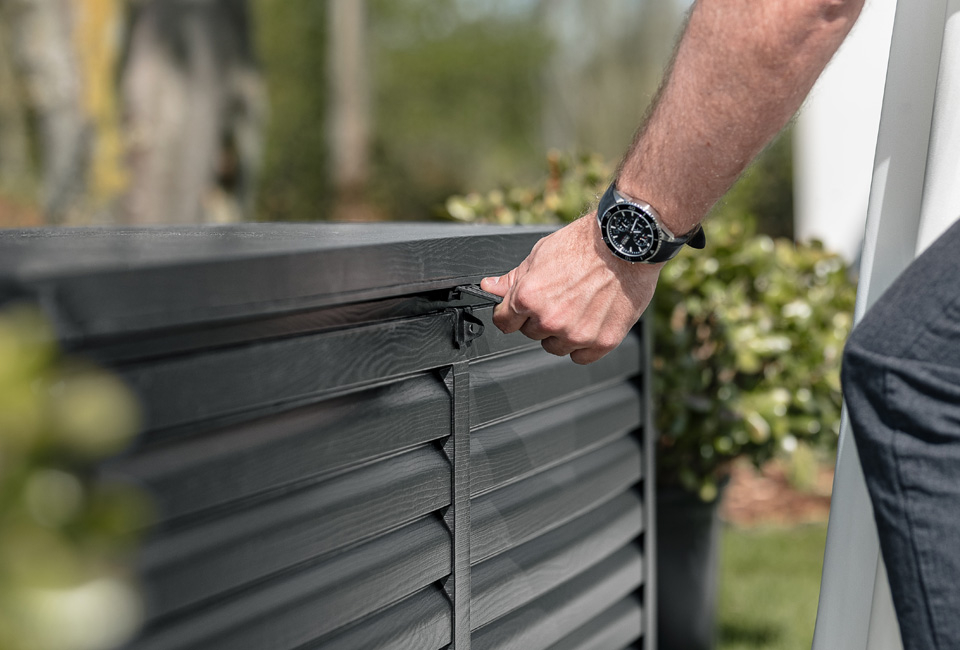 Handige opbergkoffer van 270 of 390 liter
