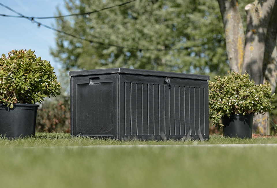 Handige opbergkoffer van 270 of 390 liter