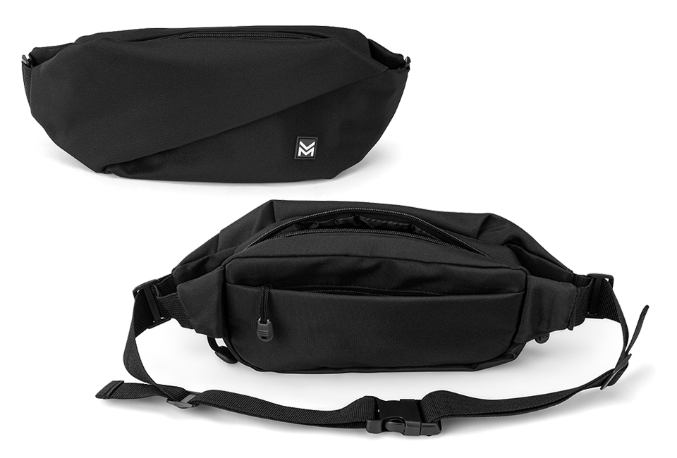 Sac banane pratique et spacieux avec plusieurs poches zippées