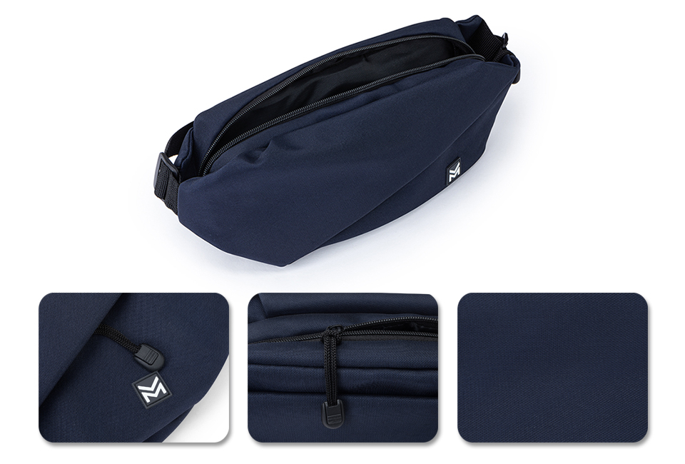 Sac banane pratique et spacieux avec plusieurs poches zippées