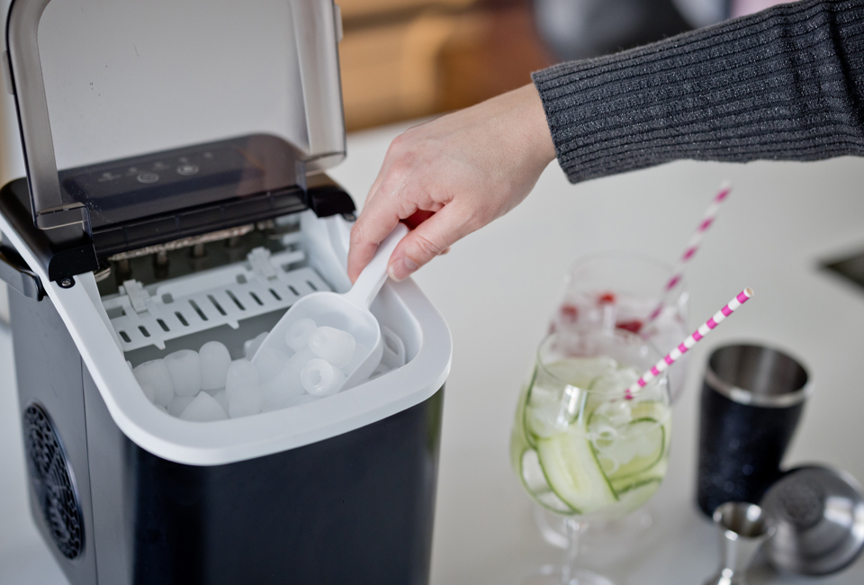 Schnelle Eiswürfelmaschine für Eis in 2 Formaten