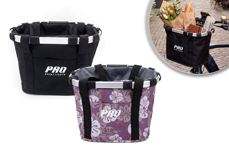Practical detachable bicycle basket