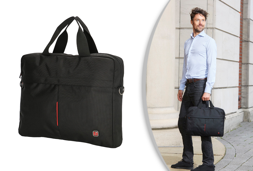 Borsa pratica per laptop con scomparti intelligenti