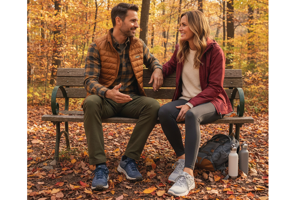Leichte Wanderschuhe mit profilierter Sohle für Damen und Herren