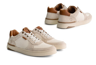 Stilvolle Herrensneaker aus Leder mit rutschfester Gummisohle — 10