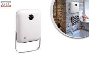 Chauffage de salle de bains avec porte-serviettes pratique et télécommande — 1