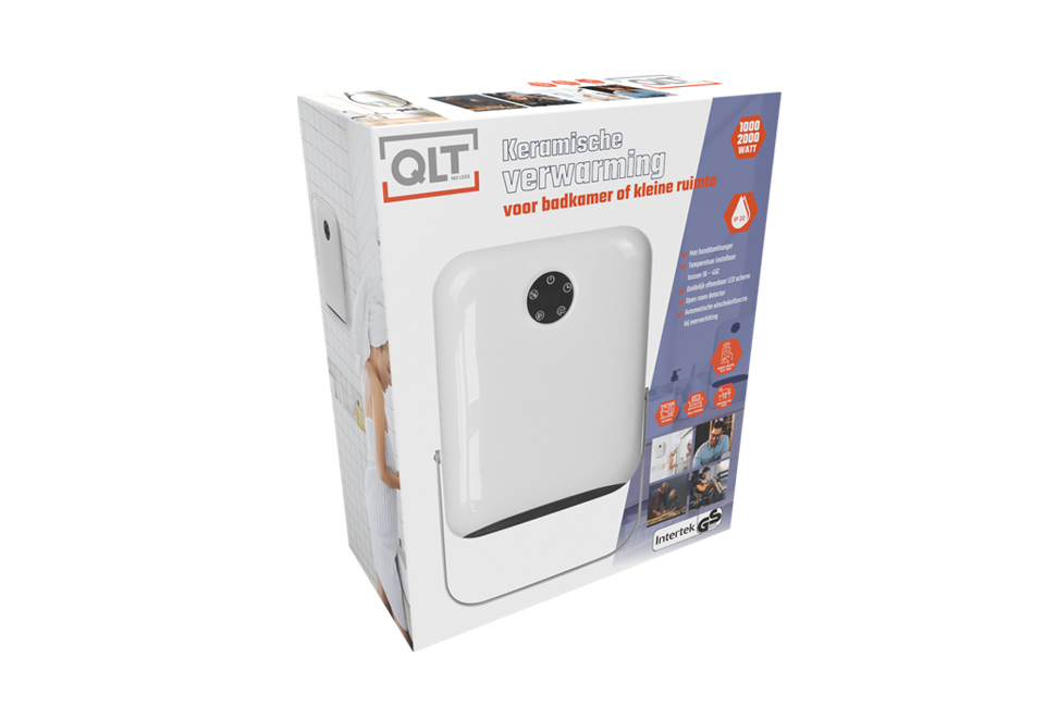 Chauffage de salle de bains avec porte-serviettes pratique et télécommande