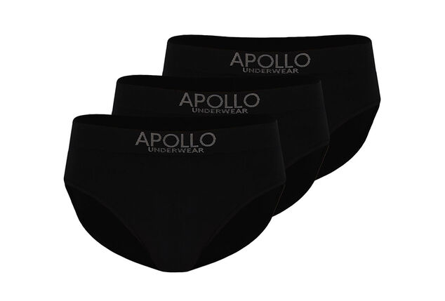 3er-Packung nahtlose Herren-Slips aus Baumwolle