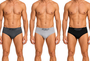 3er-Packung nahtlose Herren-Slips aus Baumwolle — 5