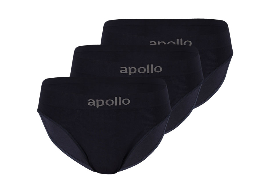 3er-Packung nahtlose Herren-Slips aus Baumwolle