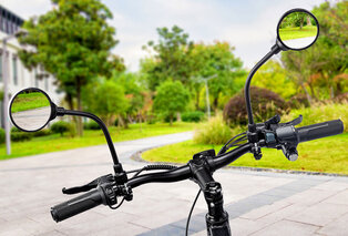 Rétroviseur pour vélo avec bras flexible — 5