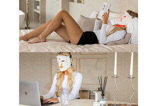 Komfortabel LED-ansigtsmaske med 4 lysfarver — 5