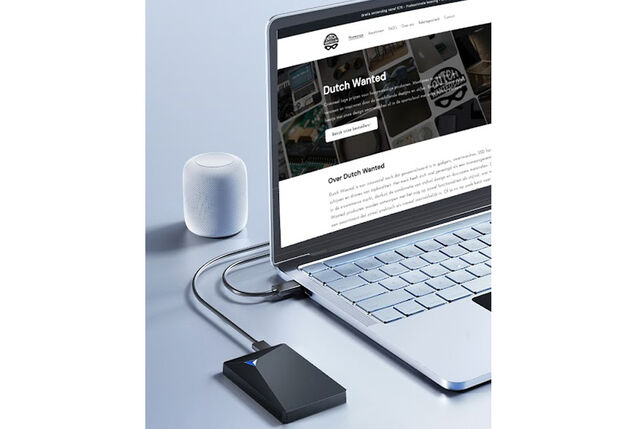 Bestel nu: Externe harde schijf van 250, 500 of 1000 GB - 42% Korting