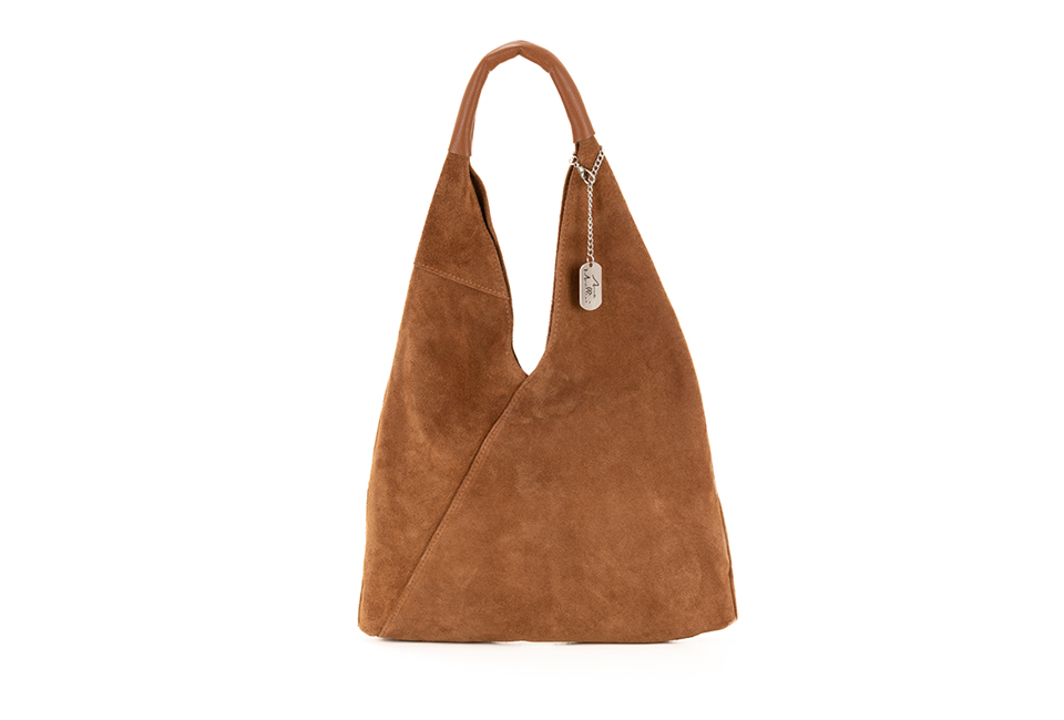 Stilvolle italienische Leder-Handtasche mit separater Innentasche